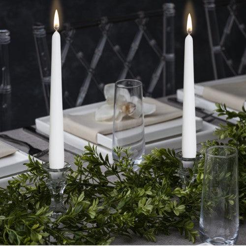 White Taper Candles