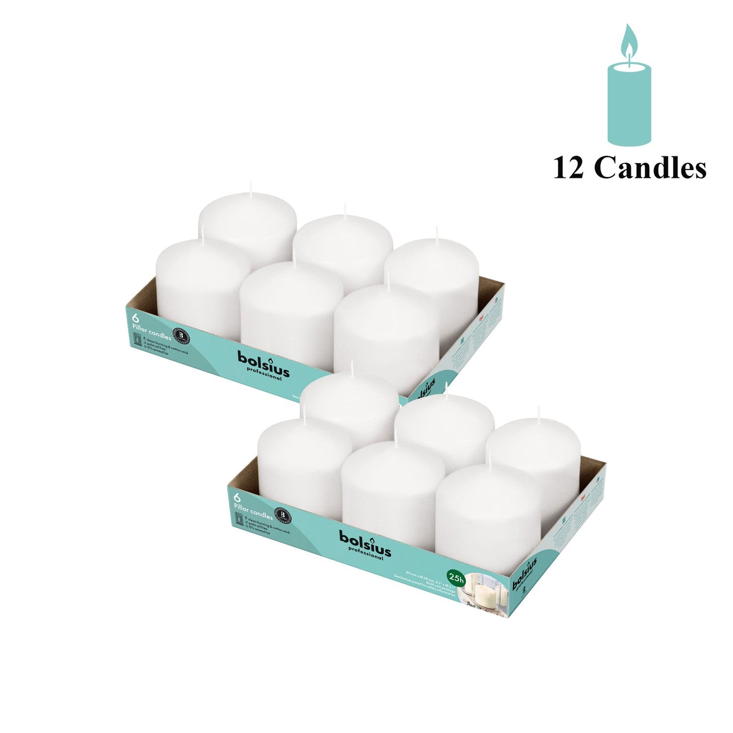 Bulk Pillar Candle 3" Inch Wide Collection