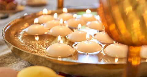 floating candles for wedding