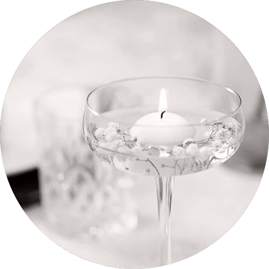 floating votive candles