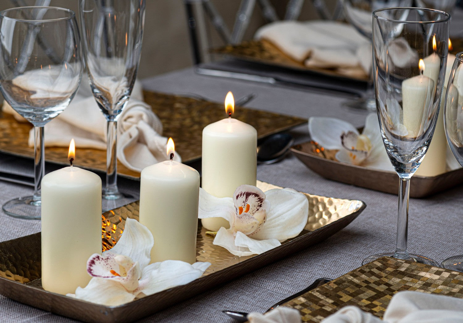 Bulk Pillar Candle 2 Inch Wide Collection