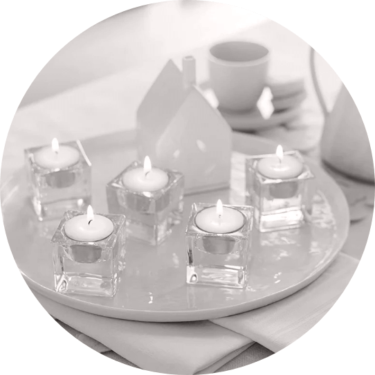 unscented tealight candles