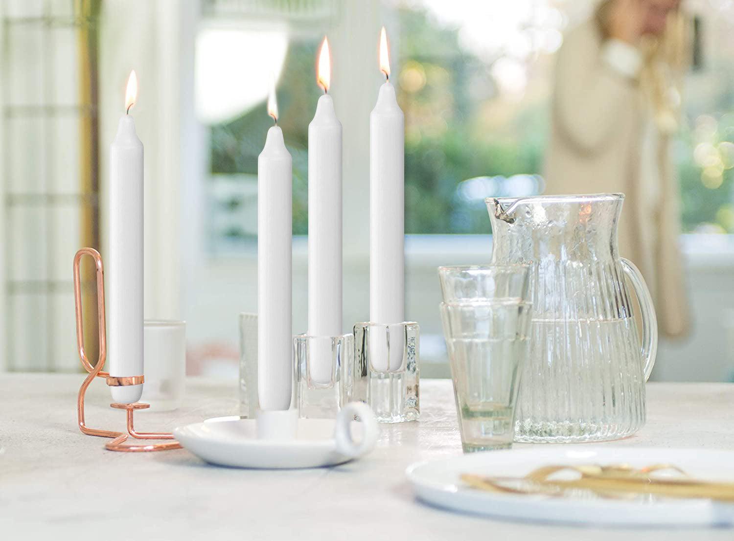 7" X 0.8" Classic Houshold Taper Candles - 45 Pack - Kisco Candles
