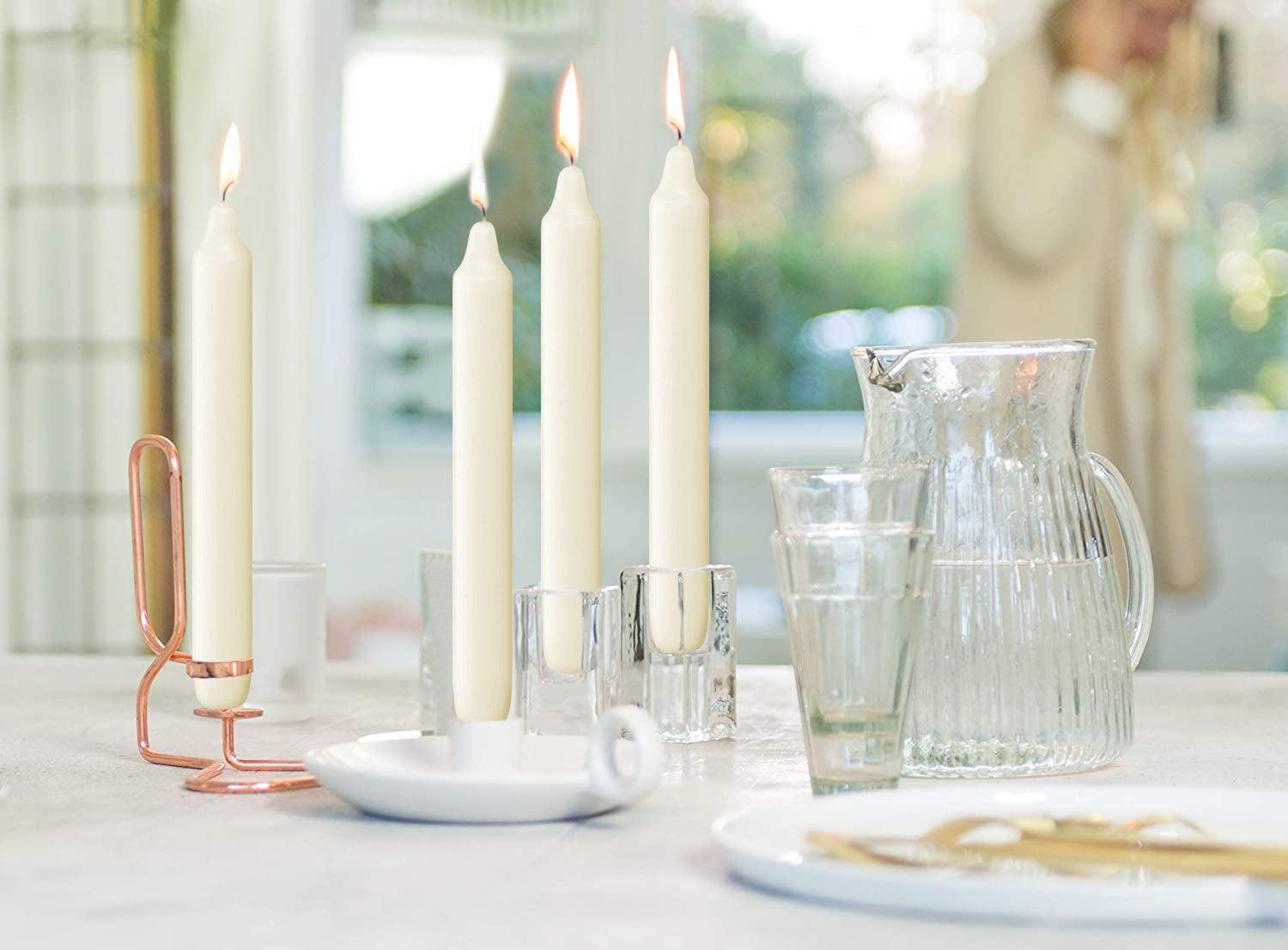 7" X 0.8" Classic Houshold Taper Candles - 45 Pack - Kisco Candles