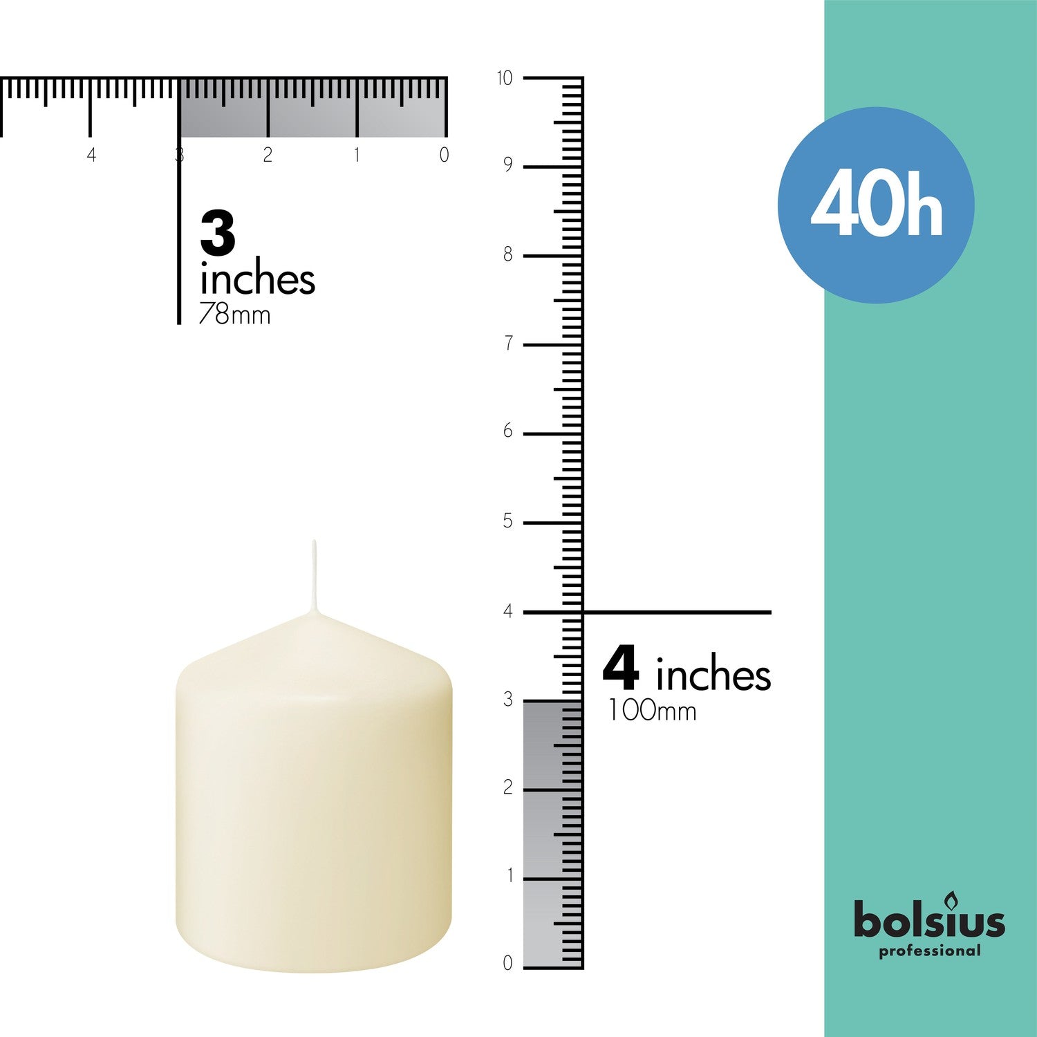 3" X 4" Classic Pillar Candles - 6 Pack - Kisco Candles