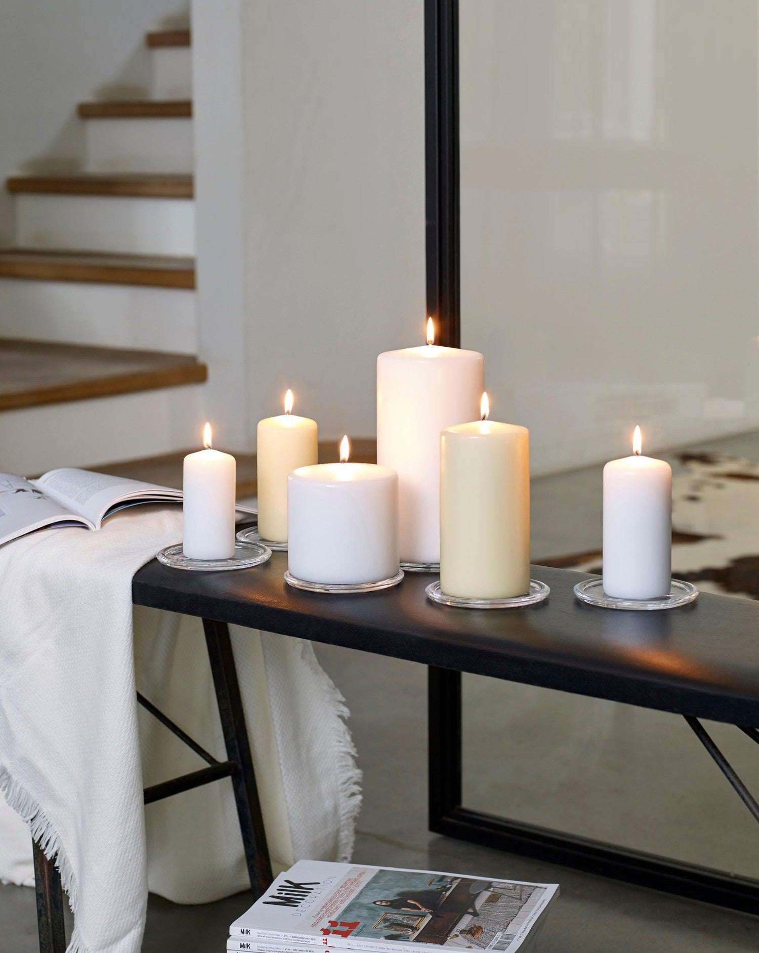 3" X 4" Classic Pillar Candles - 6 Pack - Kisco Candles