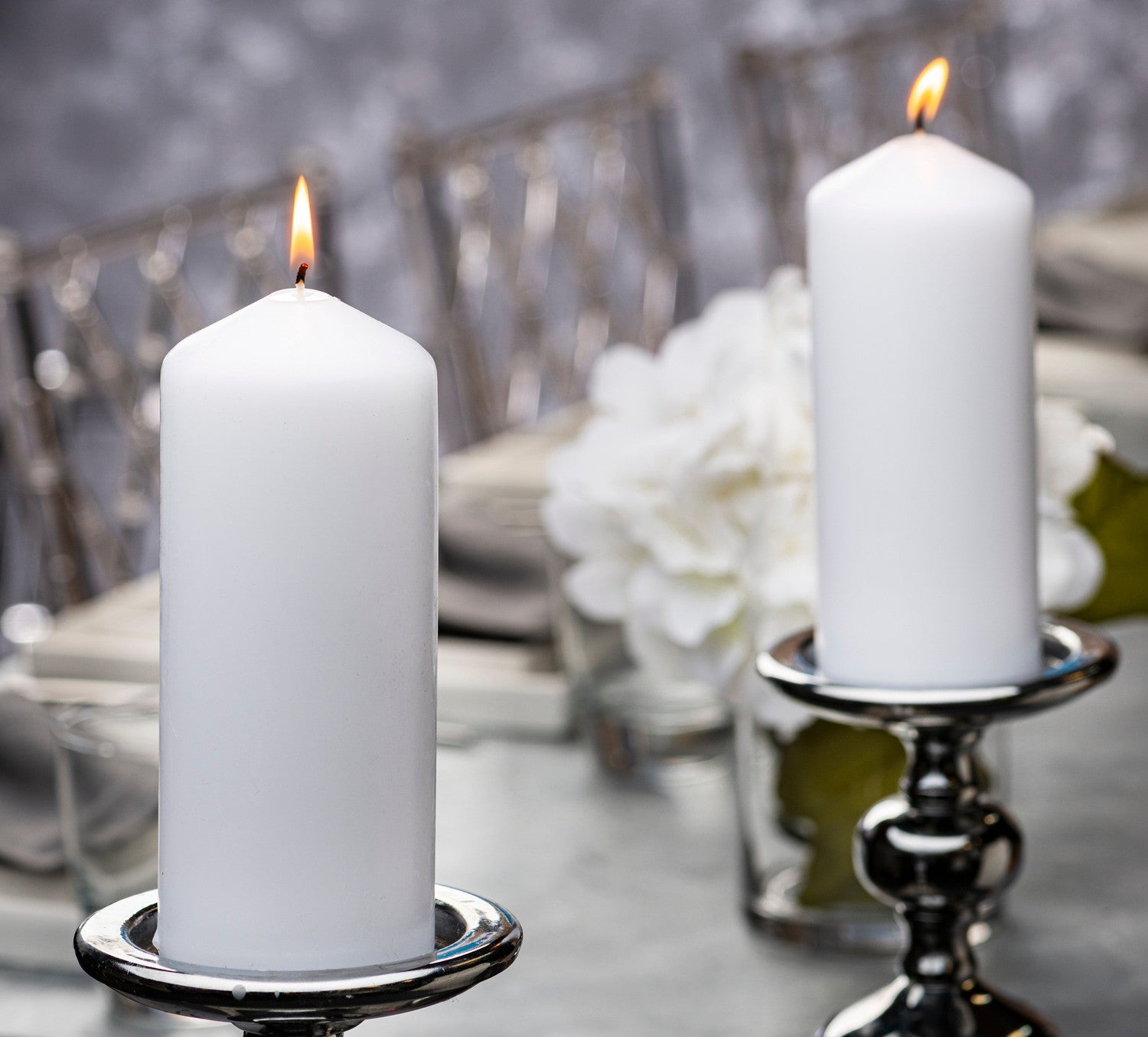 2.75" X 6.6" Classic Pillar Candles - 12 Pack - Kisco Candles