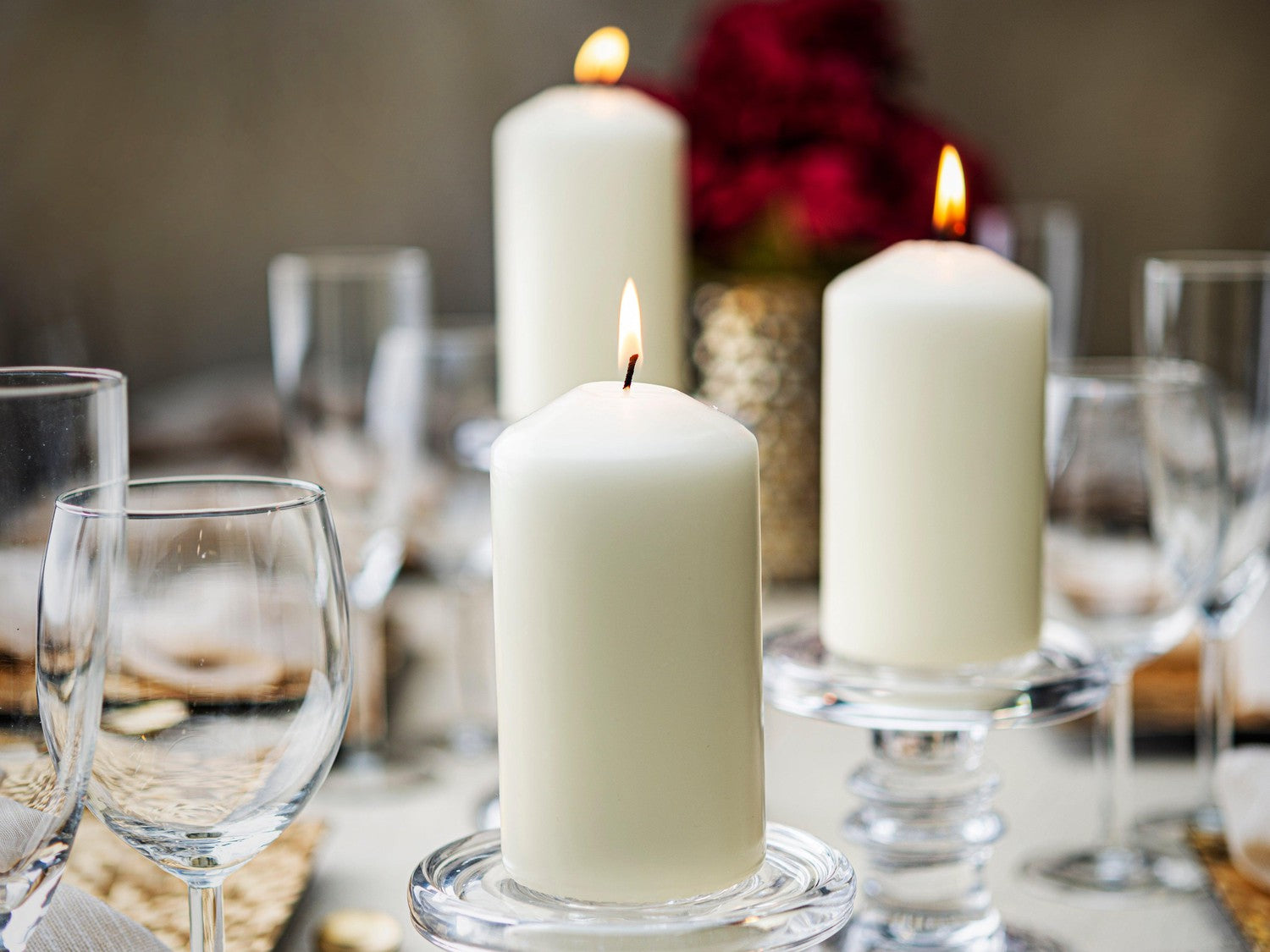 2.25" X 4.75" Classic Pillar Candles - 12 Pack - Kisco Candles