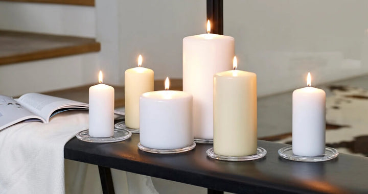 Candles of different sizes