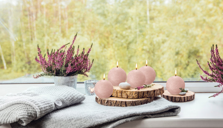 Rustic Ball Candles