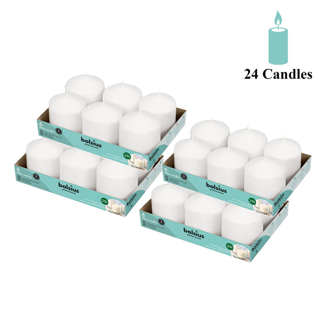 Bulk Pillar Candle 3" Inch Wide Collection