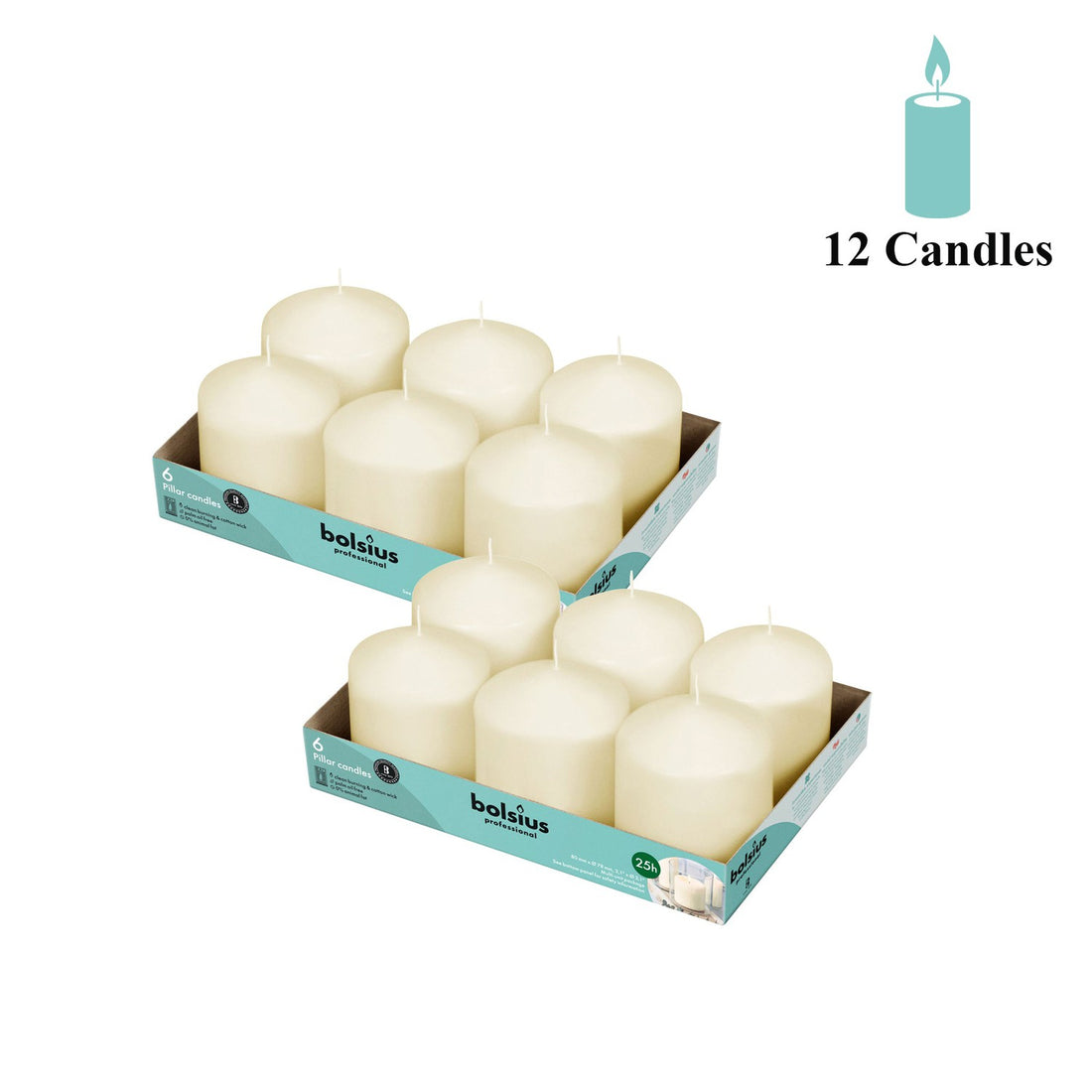 Bulk Pillar Candle 3" Inch Wide Collection