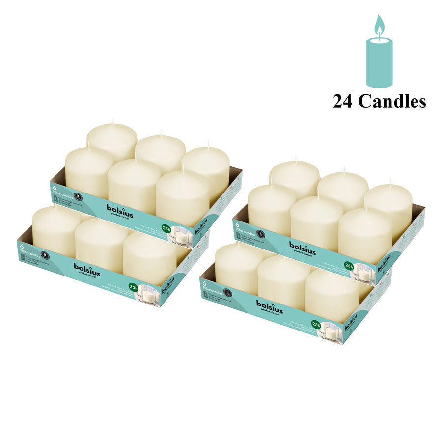 Bulk Pillar Candle 3" Inch Wide Collection