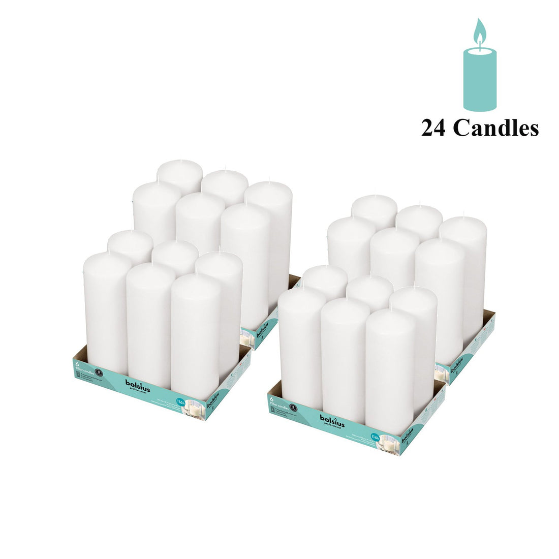 Bulk Pillar Candle 3" Inch Wide Collection