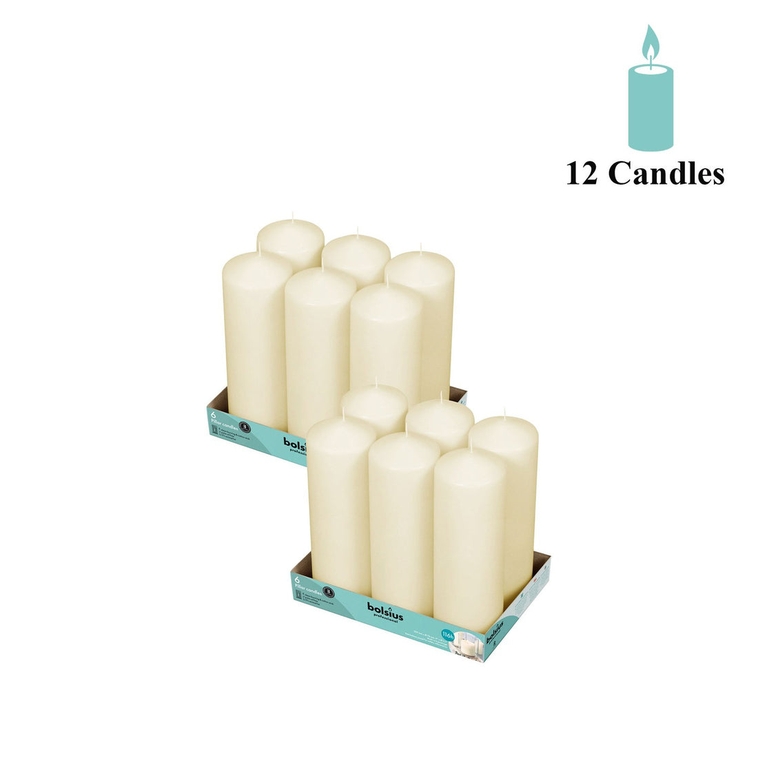 Bulk Pillar Candle 3" Inch Wide Collection