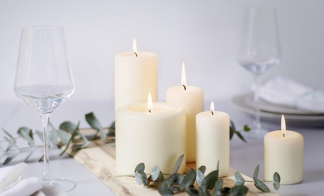 Bulk Pillar Candle 3" Inch Wide Collection