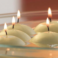 3" X 1" Classic Floating Candles - 12 Pack - Kisco Candles