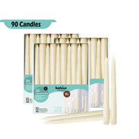 Set Of 60 90 & 120 - Bulk Taper Candles 10" X 0.9"