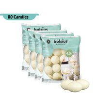 80 Pack Floating Candles 1.75" X 1" In Bulk
