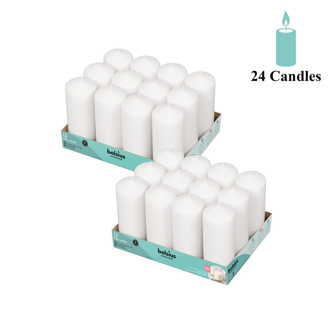 Bulk Pillar Candle 2.75" Inch Wide Collection