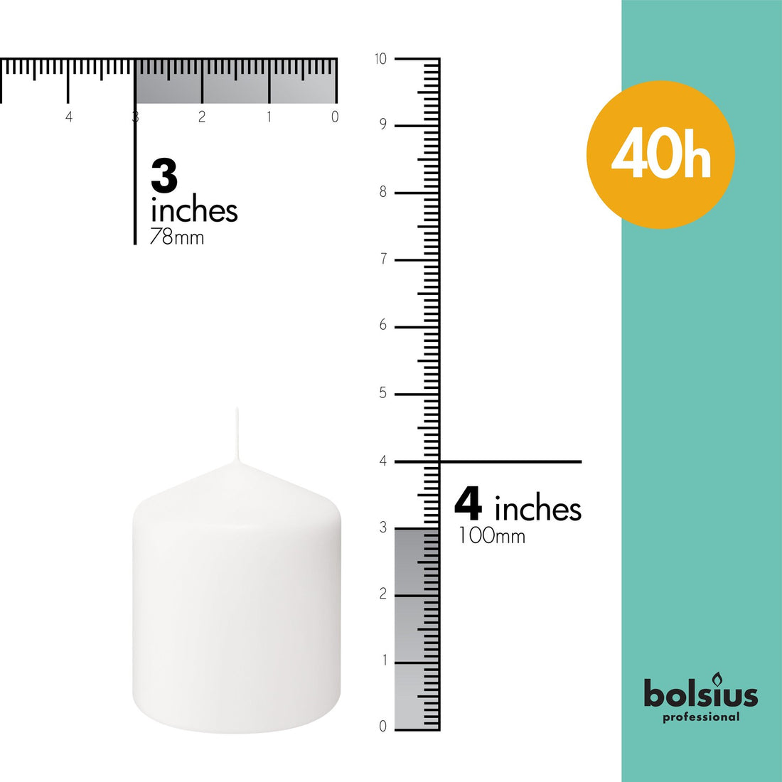 Bulk Pillar Candle 3" Inch Wide Collection