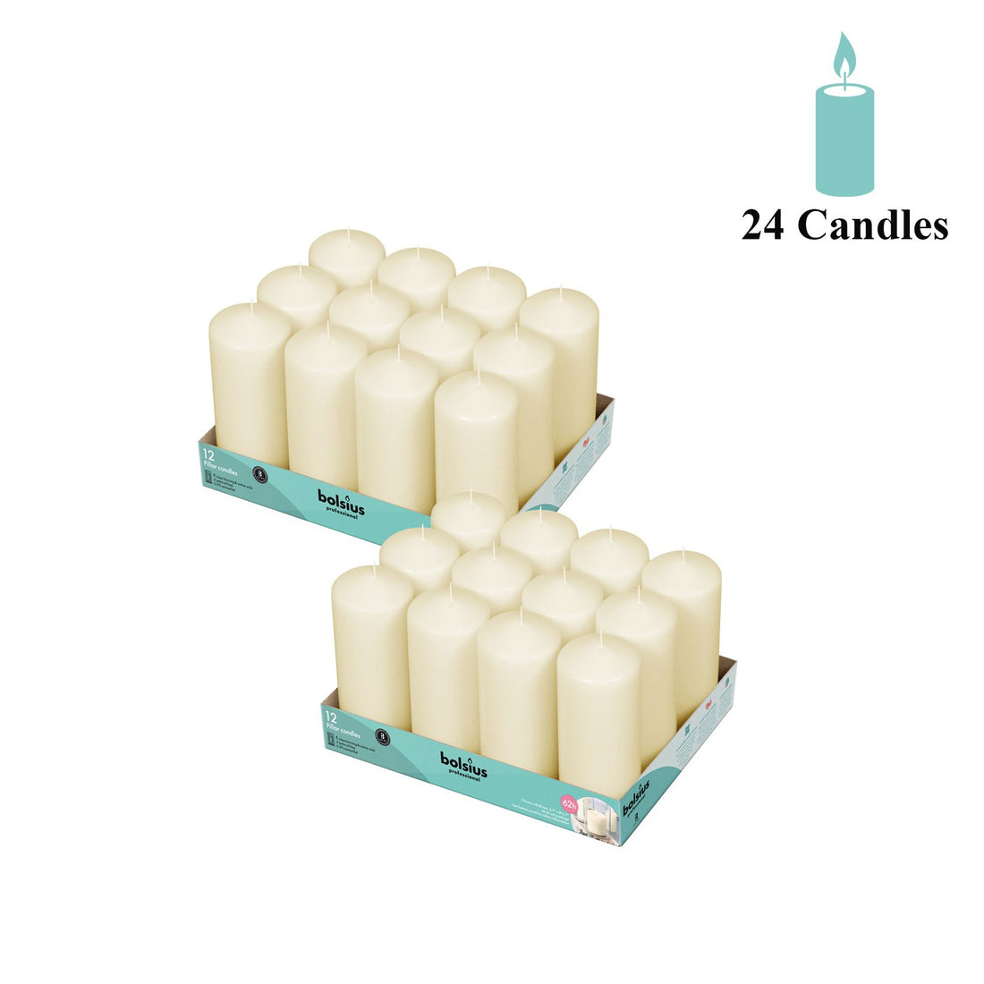 Bulk Pillar Candle 2.75" Inch Wide Collection