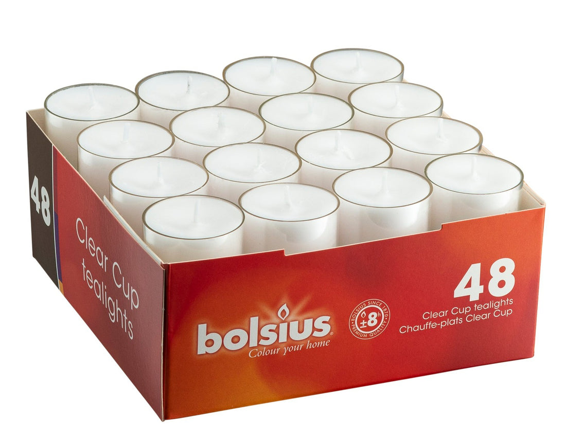 8 Hour Tea Lights - 48 Pack - Kisco Candles