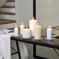 3" X 3" Classic Pillar Candles - 6 Pack - Kisco Candles