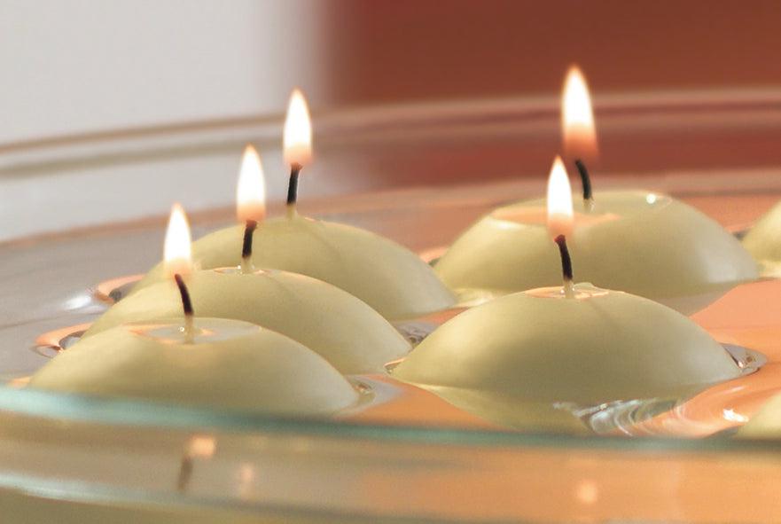 1.75" X 1" Classic Floating Candles - 20 Pack - Kisco Candles