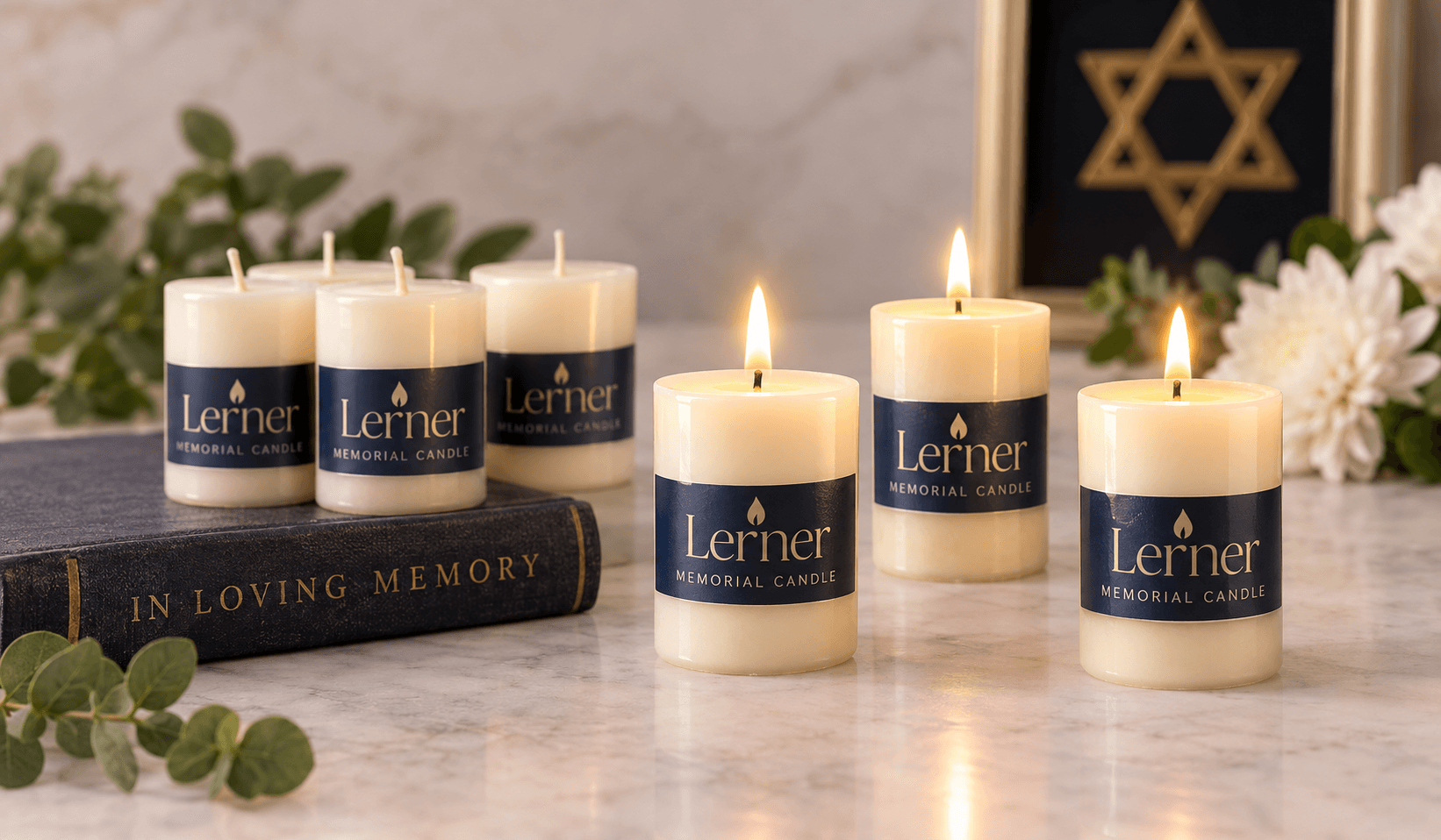 Yahrzeit Candles for Remembrance