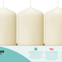 2.75" X 5" Classic Pillar Candles - 12 Pack - Kisco Candles