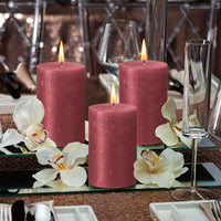 2.75" X 5" Shimmer Pillar Candles - 4 Pack - Kisco Candles