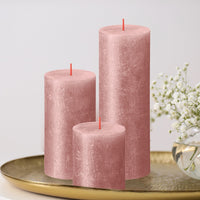 2.75" X 3.25" Shimmer Pillar Candles - 4 Pack - Kisco Candles