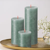 2.75" X 3.25" Shimmer Pillar Candles - 4 Pack - Kisco Candles