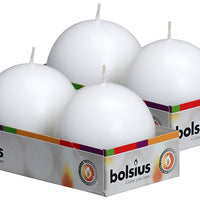 2.75 X 2.75 Classic Ball Candles - 4 Pack - Kisco Candles