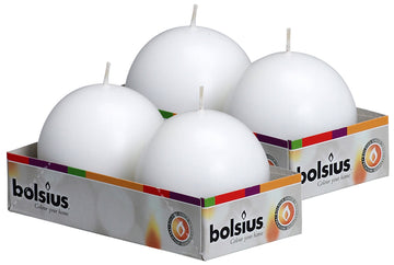 2.75 X 2.75 Classic Ball Candles - 4 Pack - Kisco Candles