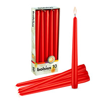 10" X 0.9" Classic Taper Candles - 10 Pack - Kisco Candles