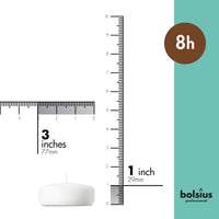 3" X 1" Classic Floating Candles - 12 Pack - Kisco Candles