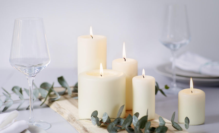 2" X 6" Classic Pillar Candles - 20 Pack - Kisco Candles