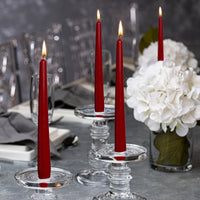 10" X 0.9" Individually Wrapped Classic Taper Candles - 12 & 24 Pack
