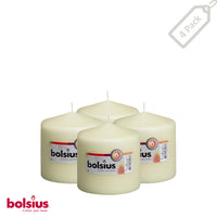 4" X 4" Classic Pillar Candles - 4 Pack - Kisco Candles
