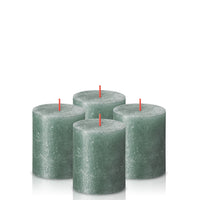 2.75" X 3.25" Shimmer Pillar Candles - 4 Pack - Kisco Candles