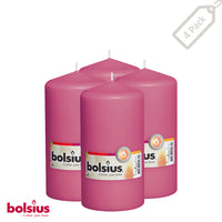 3" X 6" Classic Pillar Candles - 4 Pack - Kisco Candles