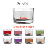 3" X 2" Scented Candle In Glass - 6 Pack - Kisco Candles