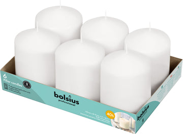 3" X 4" Classic Pillar Candles - 6 Pack - Kisco Candles